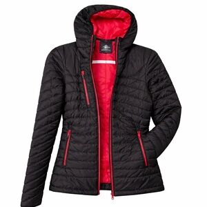 Stormtech Crew Insulated Hooded Puffer Jacket – Black/Red